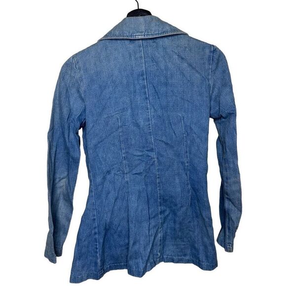Vintage Foxmoor Denim Long Jacket Womens Medium - Picture 2 of 4